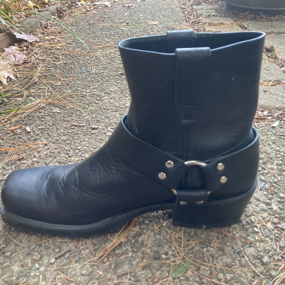 Men's Durango Black Leather Hsrness Boots DB710 Sz 9.5D 7” Shaft - Picture 6 of 11